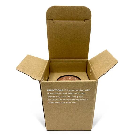 "Frankincense" Organic Bath Bomb in kraft box - 5 oz - Picture 6 of 6